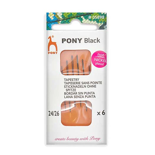 Pony Black agujas de tapicería hipoalergénicas - Image 6