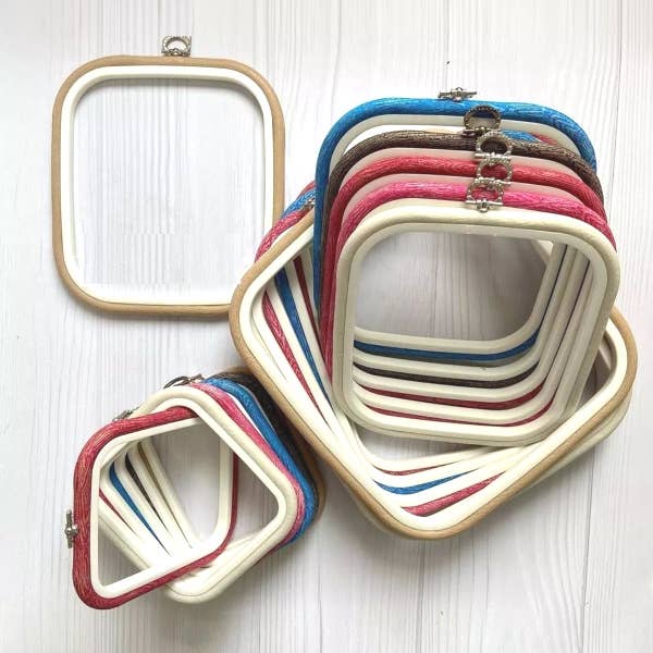 Aros flexi cuadrados de Nurge, 3 tamaños y 6 colores disponibles