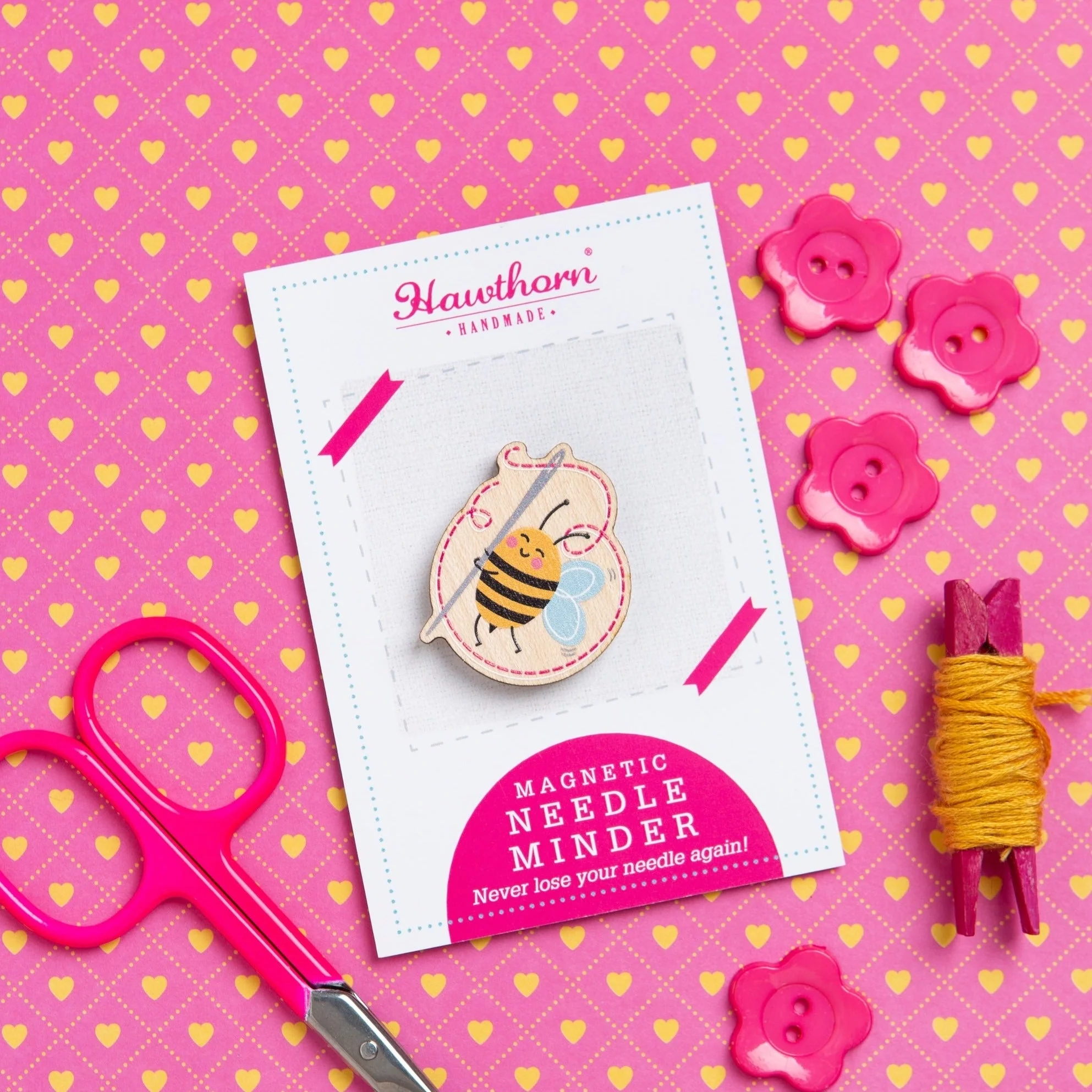 Imán sujeta agujas "Sewing Bee" – Hawthorn Handmade
