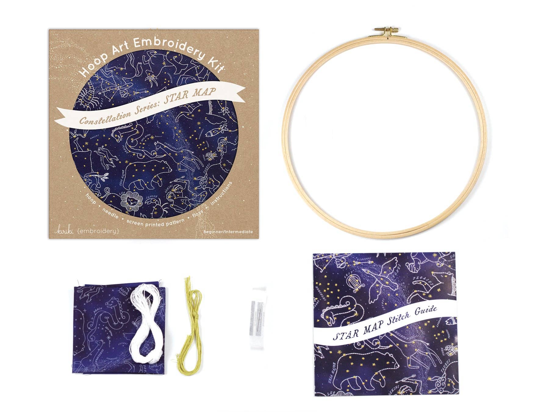 Kit de bordado "Planisferio Zodiacal" de Kiriki Press - Image 4