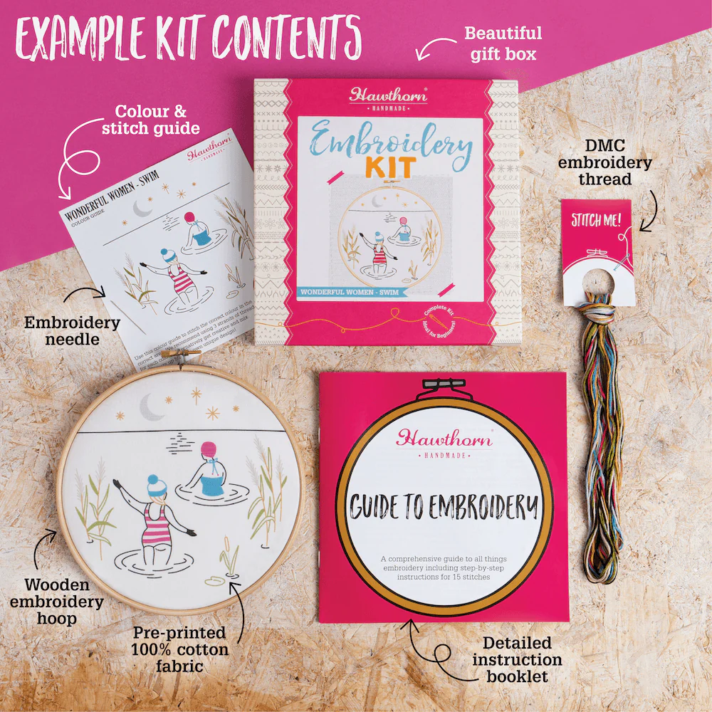 Kit de Bordado "Herbarium" - Hawthorn Handmade - Image 3