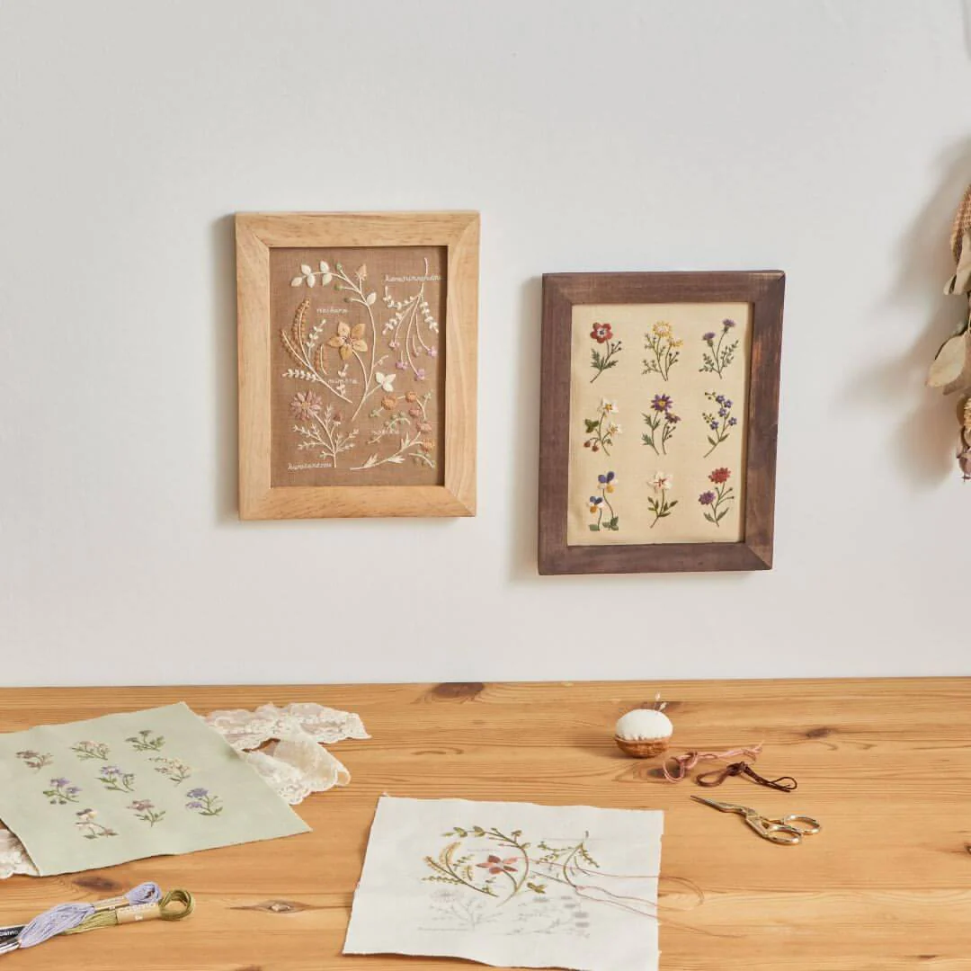 Kit de bordado "Flores" - Crema, diseñado por Atelier de Nora para Cosmo - Image 7