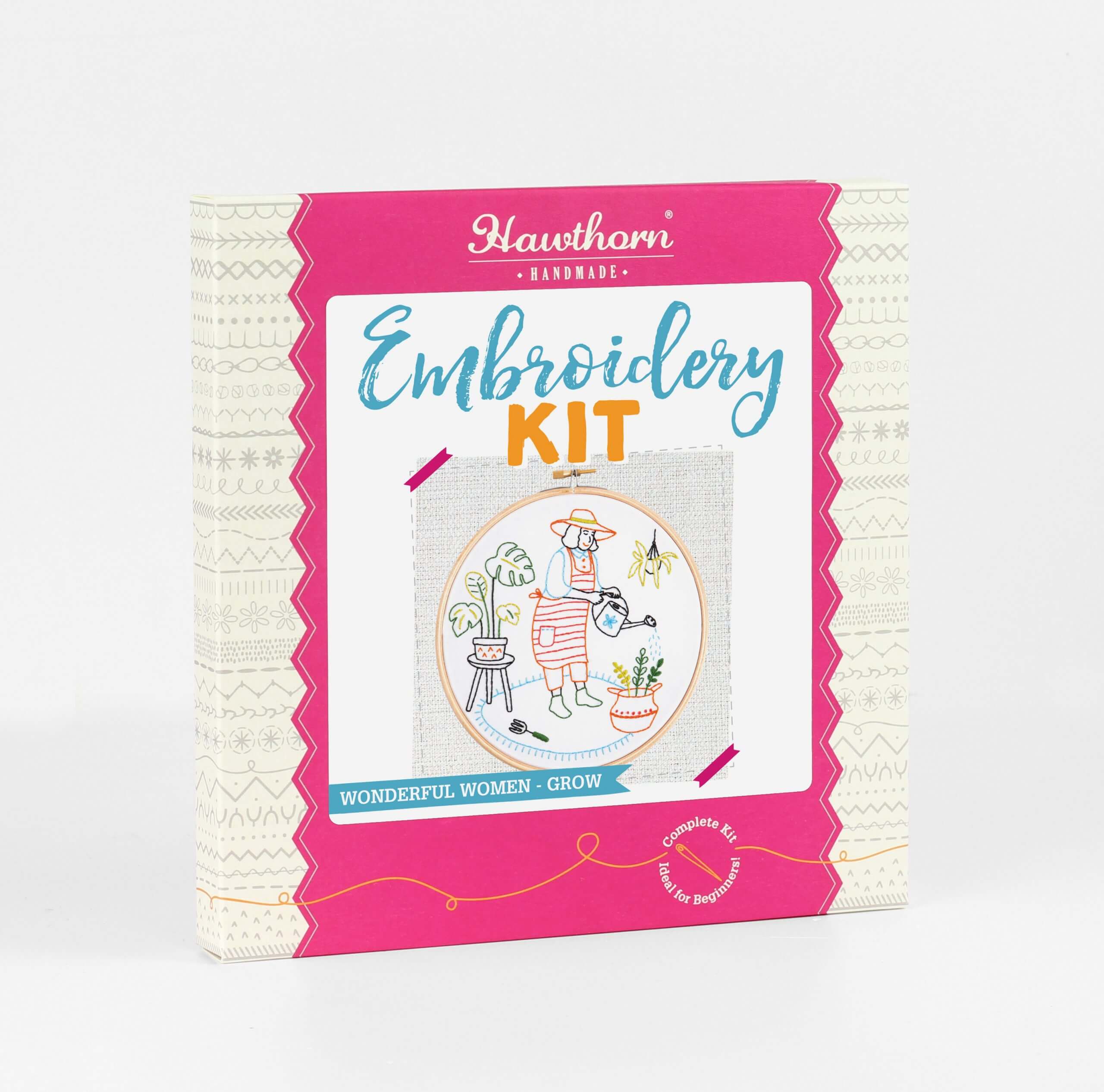 Kit de Bordado "Grow Plantlover" - Hawthorn Handmade | Wonderful Women Collection - Image 2