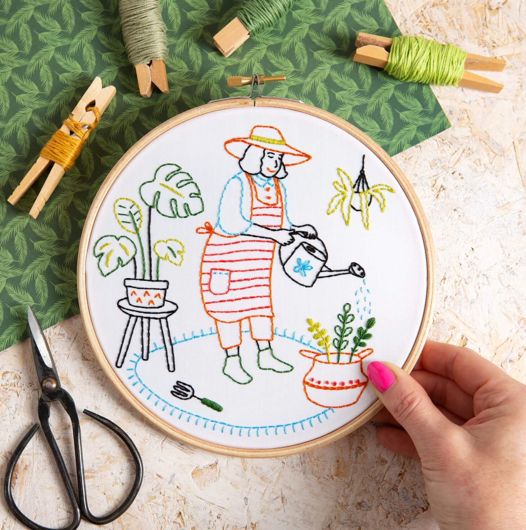 Kit de Bordado "Grow Plantlover" - Hawthorn Handmade | Wonderful Women Collection - Image 3