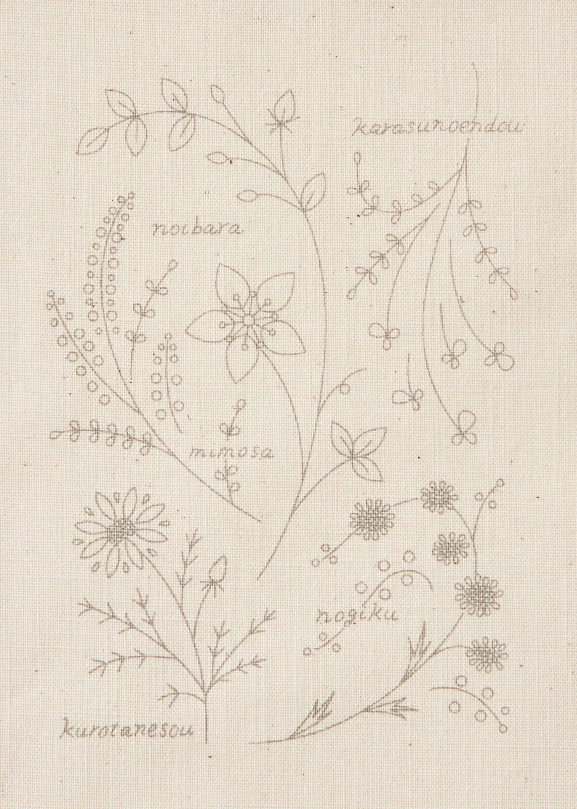 Kit de bordado "Libro de flores", diseñado por Atelier de Nora para Cosmo - Image 3