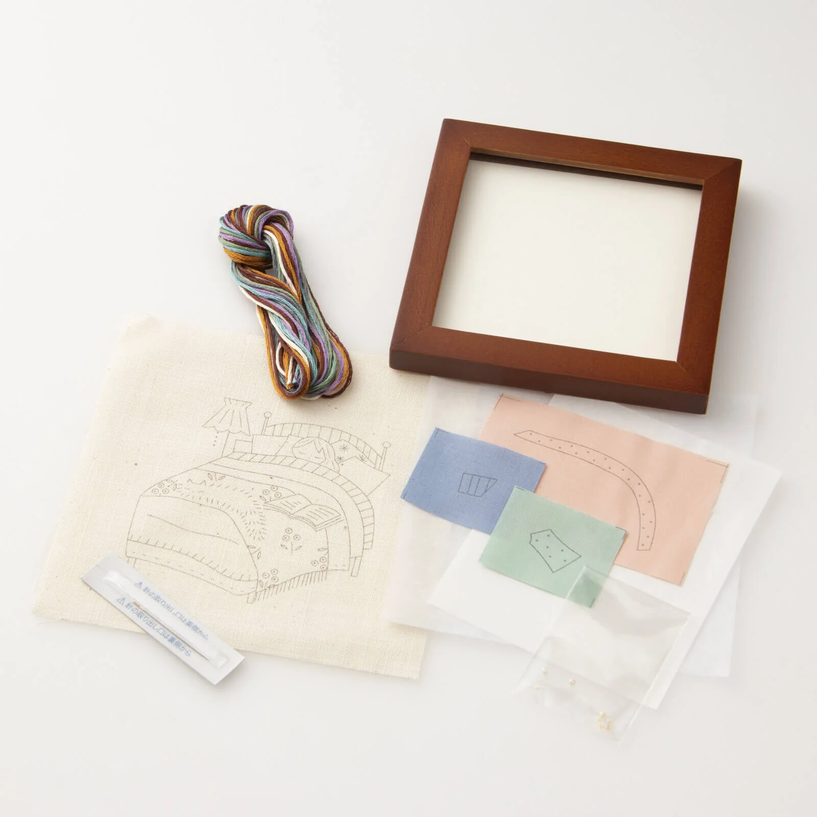 Kit de bordado "Mi vida con gatos: cama" de Cosmo - Image 4