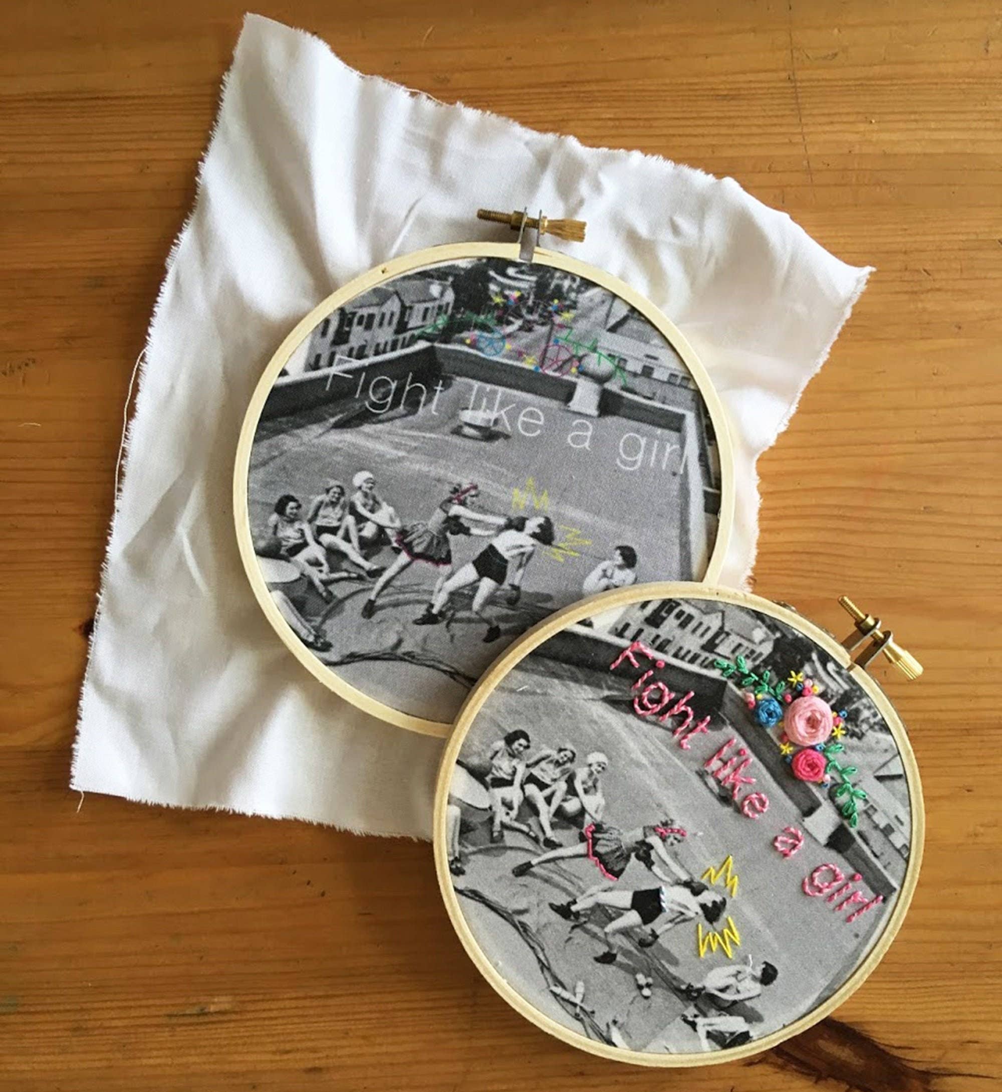 Kit de bordado Pelea como una chica – TheComptoir - Image 3