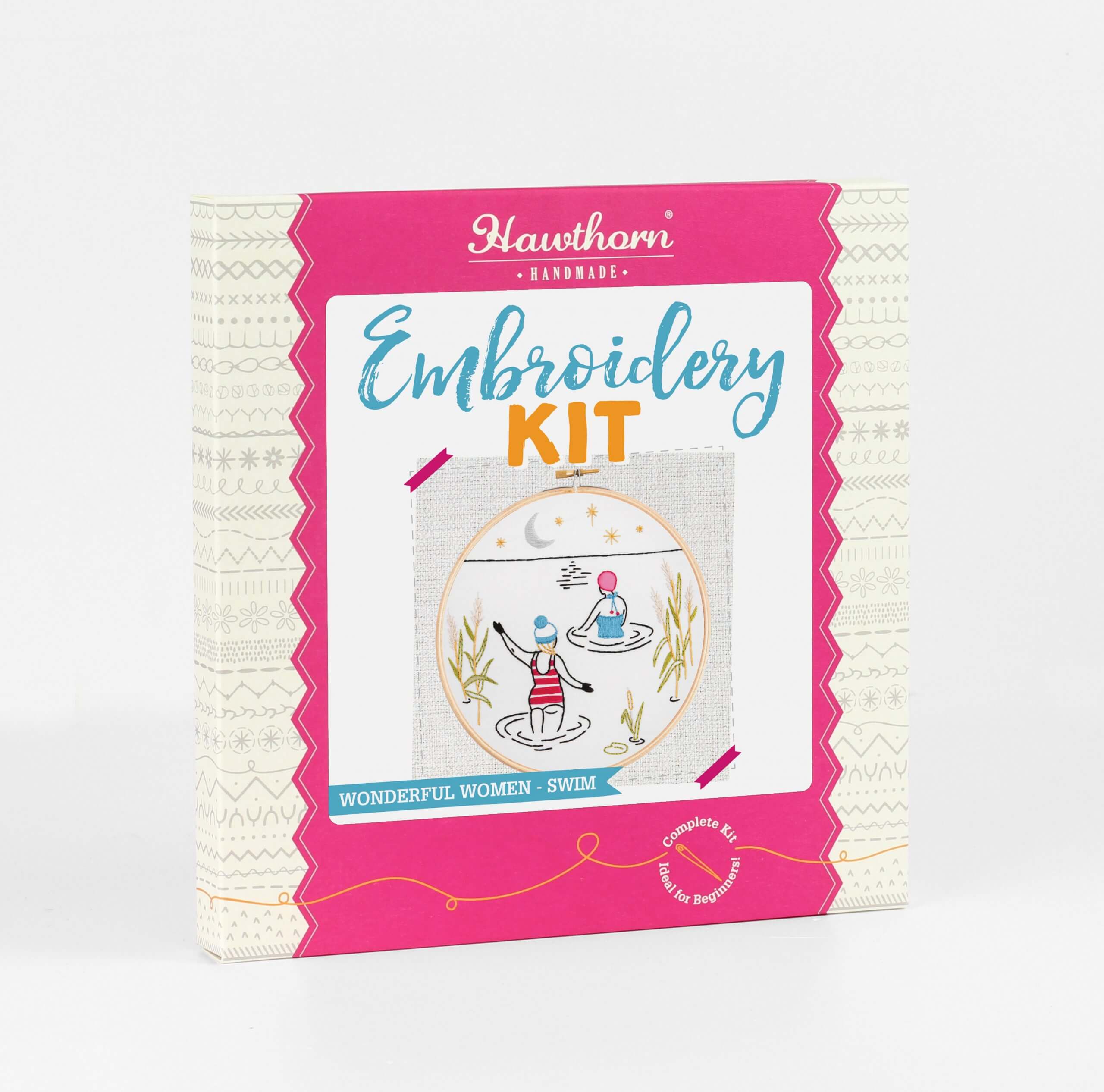 Kit de Bordado "Swim" - Hawthorn Handmade | Wonderful Women Collection - Image 2