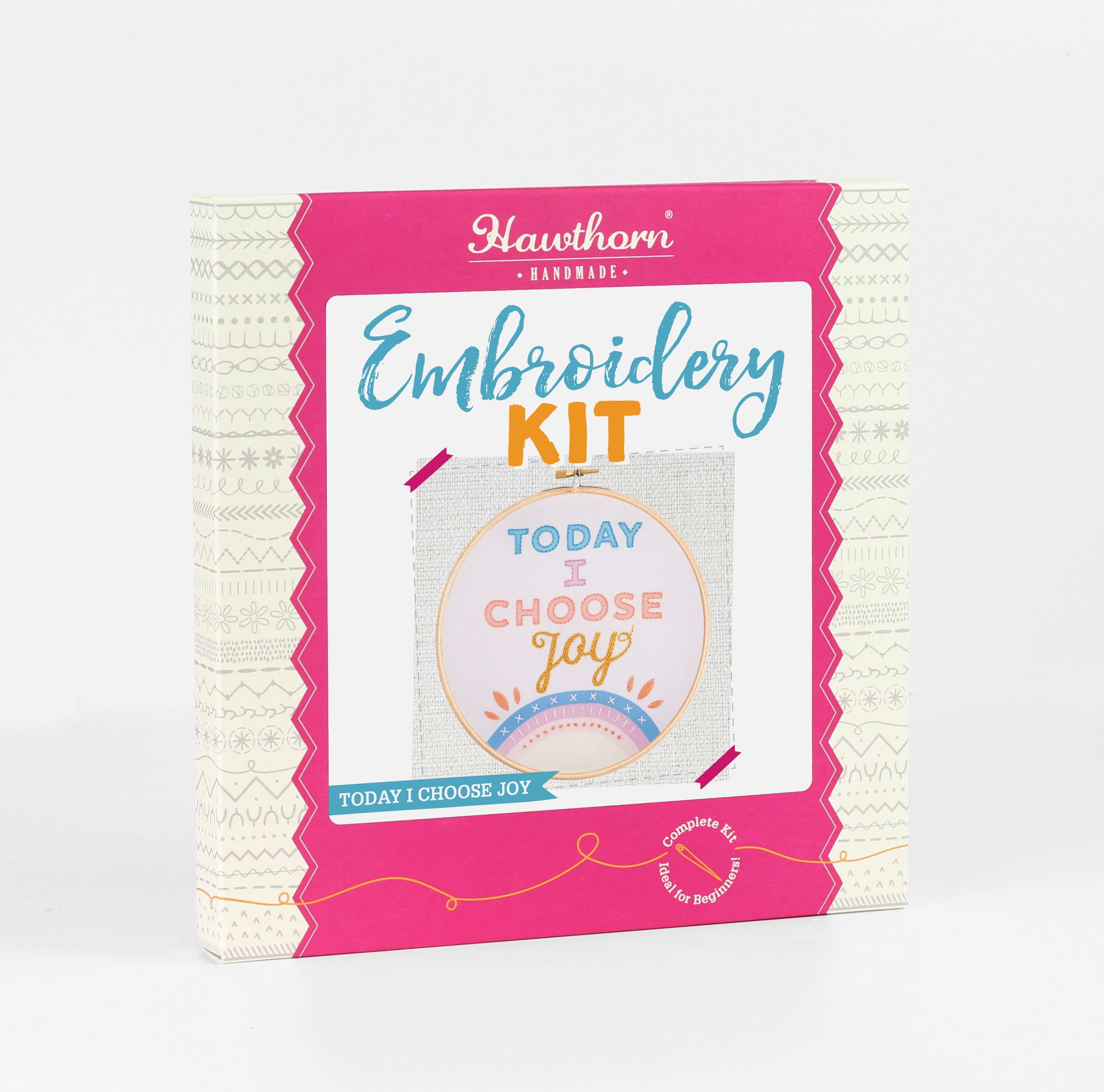 Kit de Bordado "Today I Choose Joy" - Hawthorn Handmade - Image 4