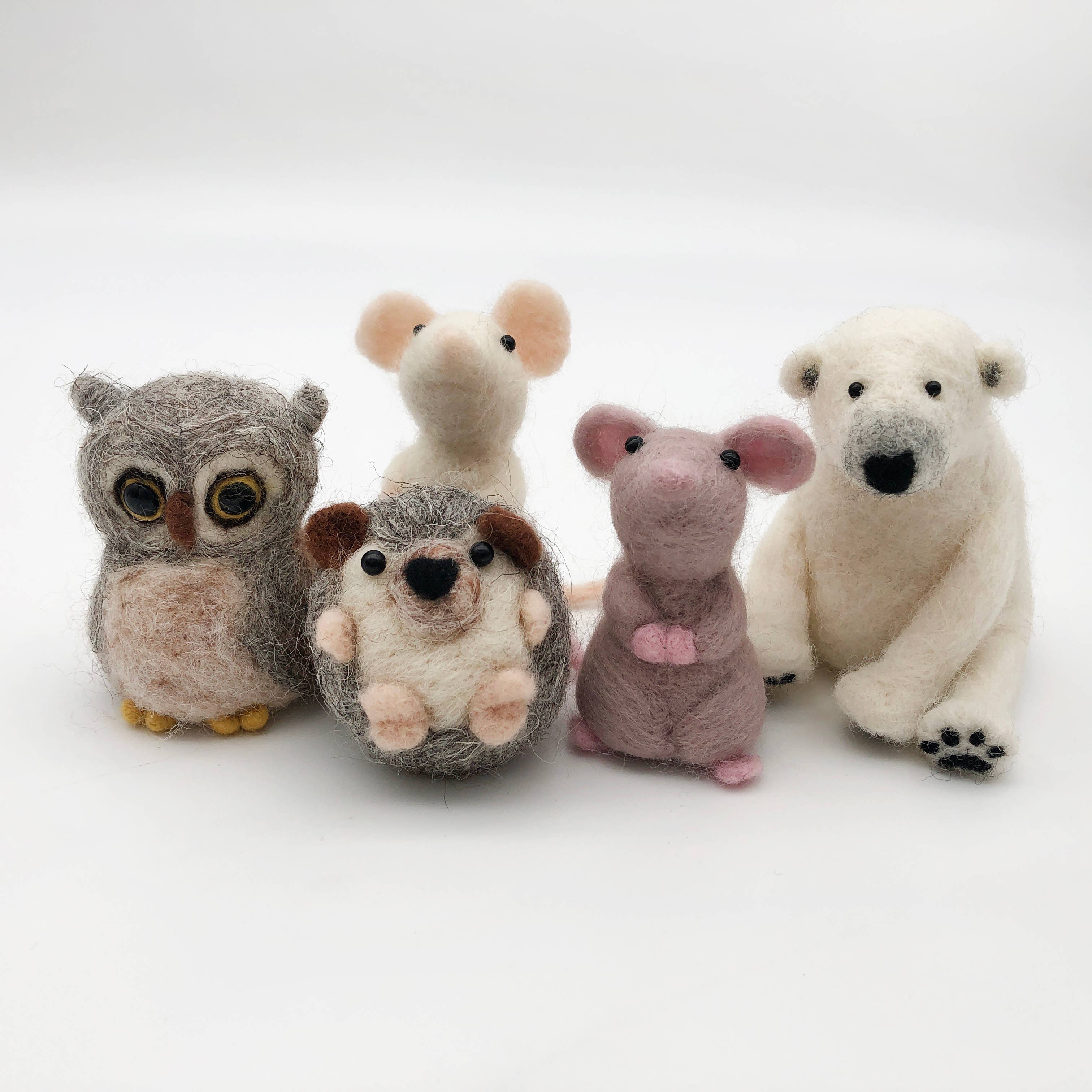Kit de fieltro con aguja "Animales" - Bergin & Bath - Image 7