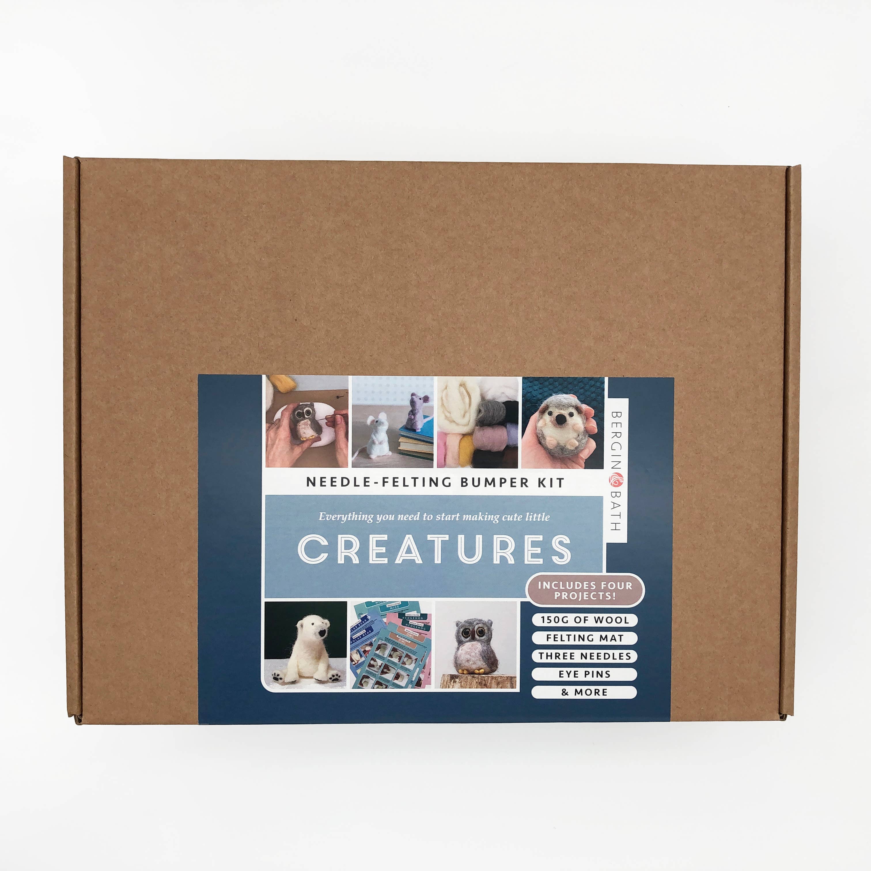 Kit de fieltro con aguja "Animales" - Bergin & Bath - Image 8