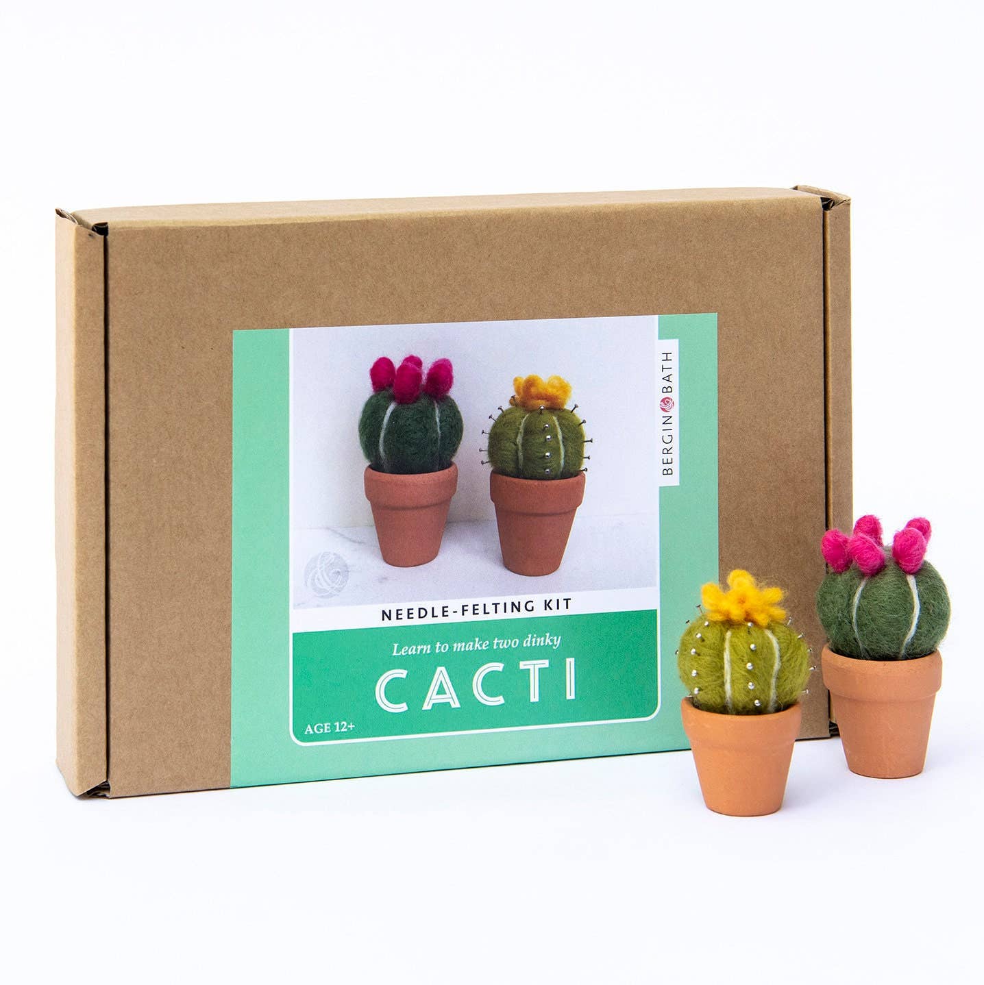 Kit de fieltro con aguja "Cactus" - Bergin & Bath - Image 10