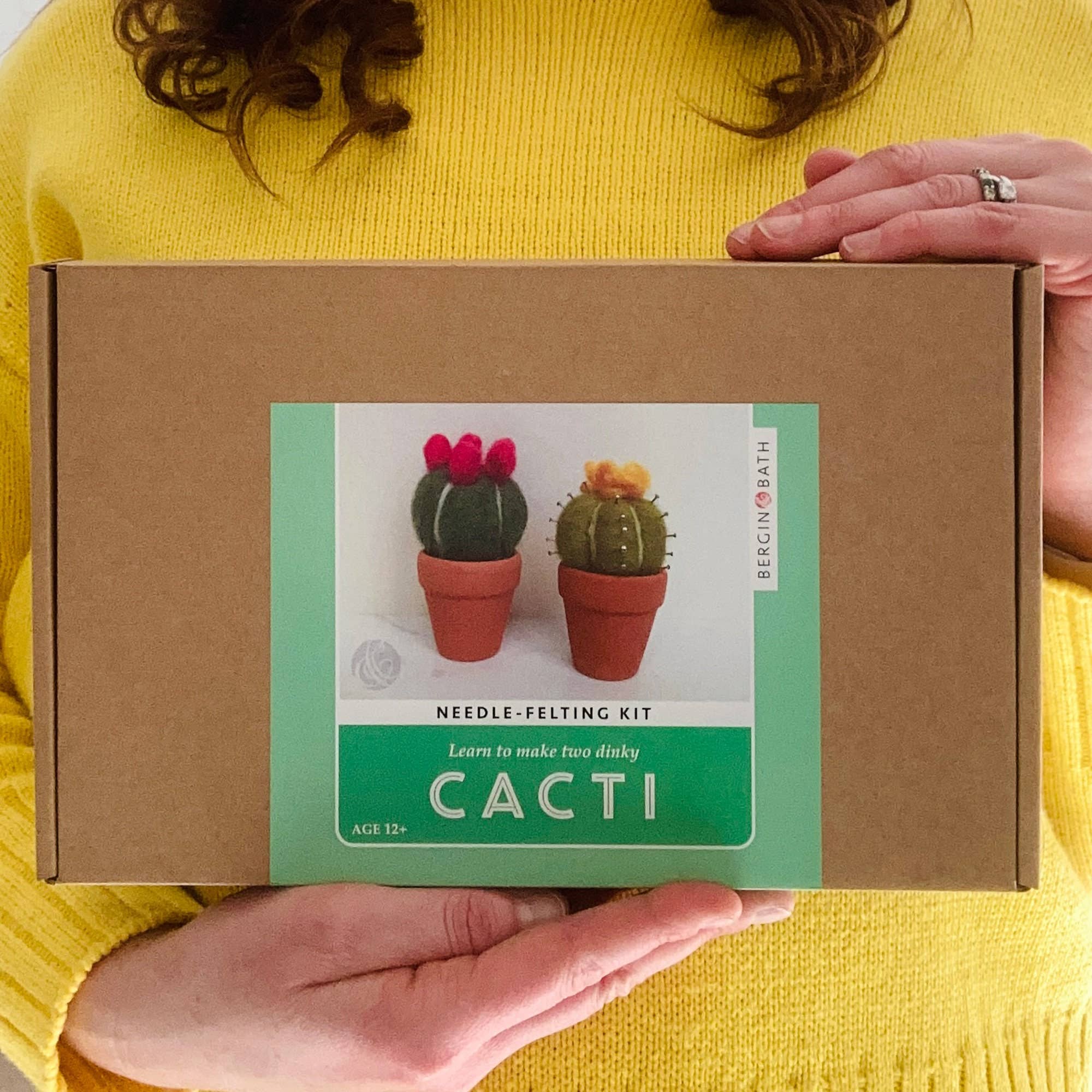 Kit de fieltro con aguja "Cactus" - Bergin & Bath - Image 6
