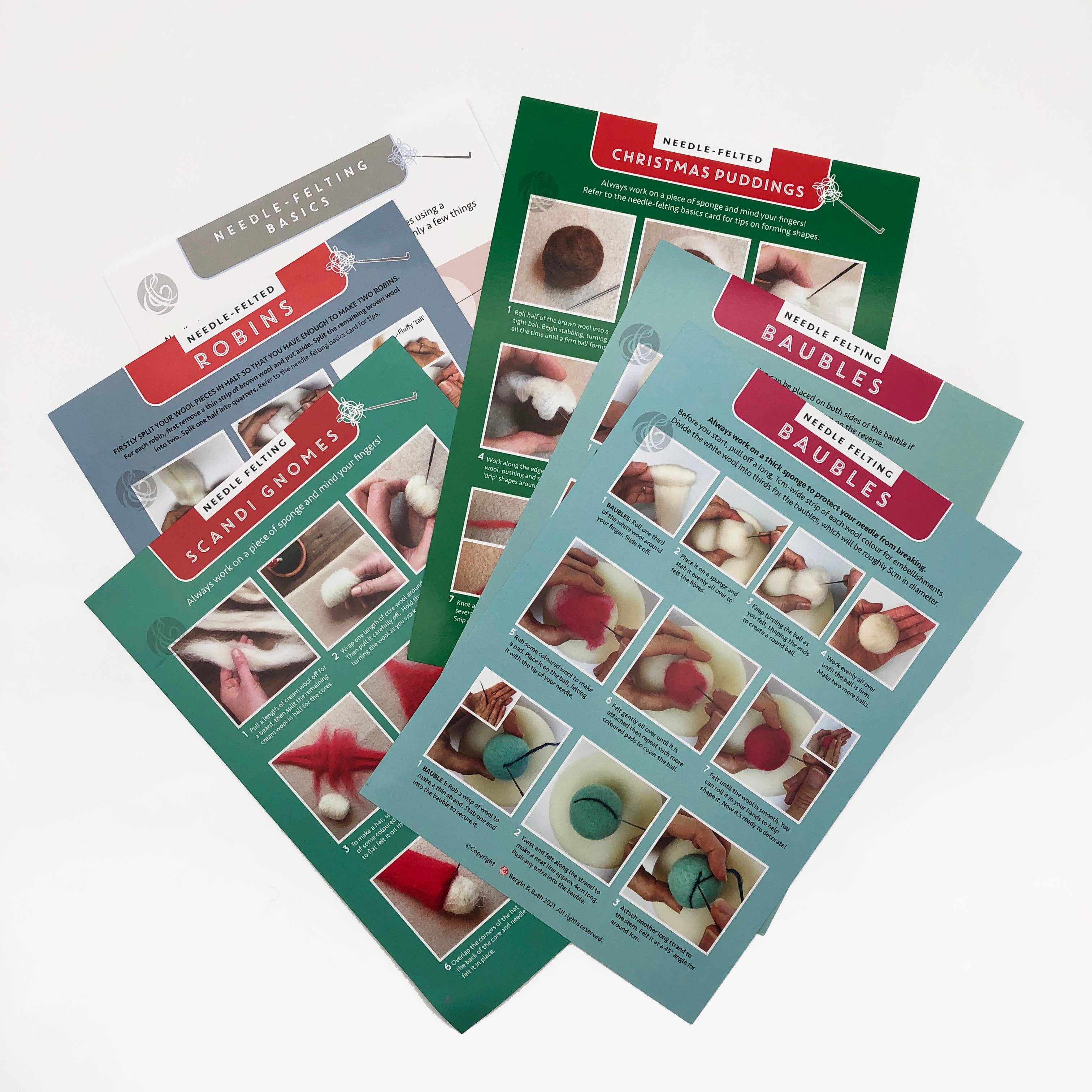 Kit de fieltro con aguja "Navidad" - Bergin & Bath - Image 10