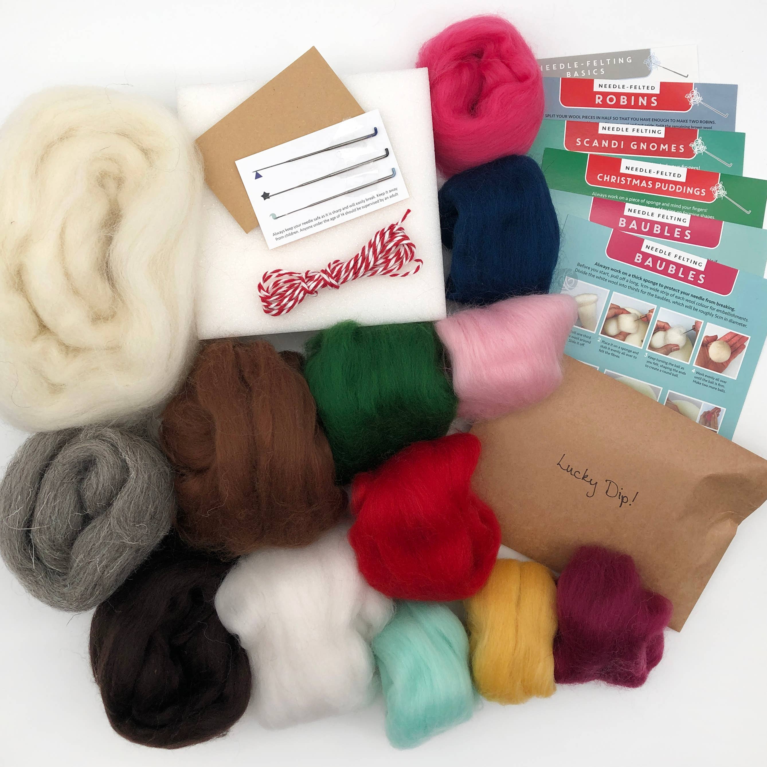 Kit de fieltro con aguja "Navidad" - Bergin & Bath - Image 4