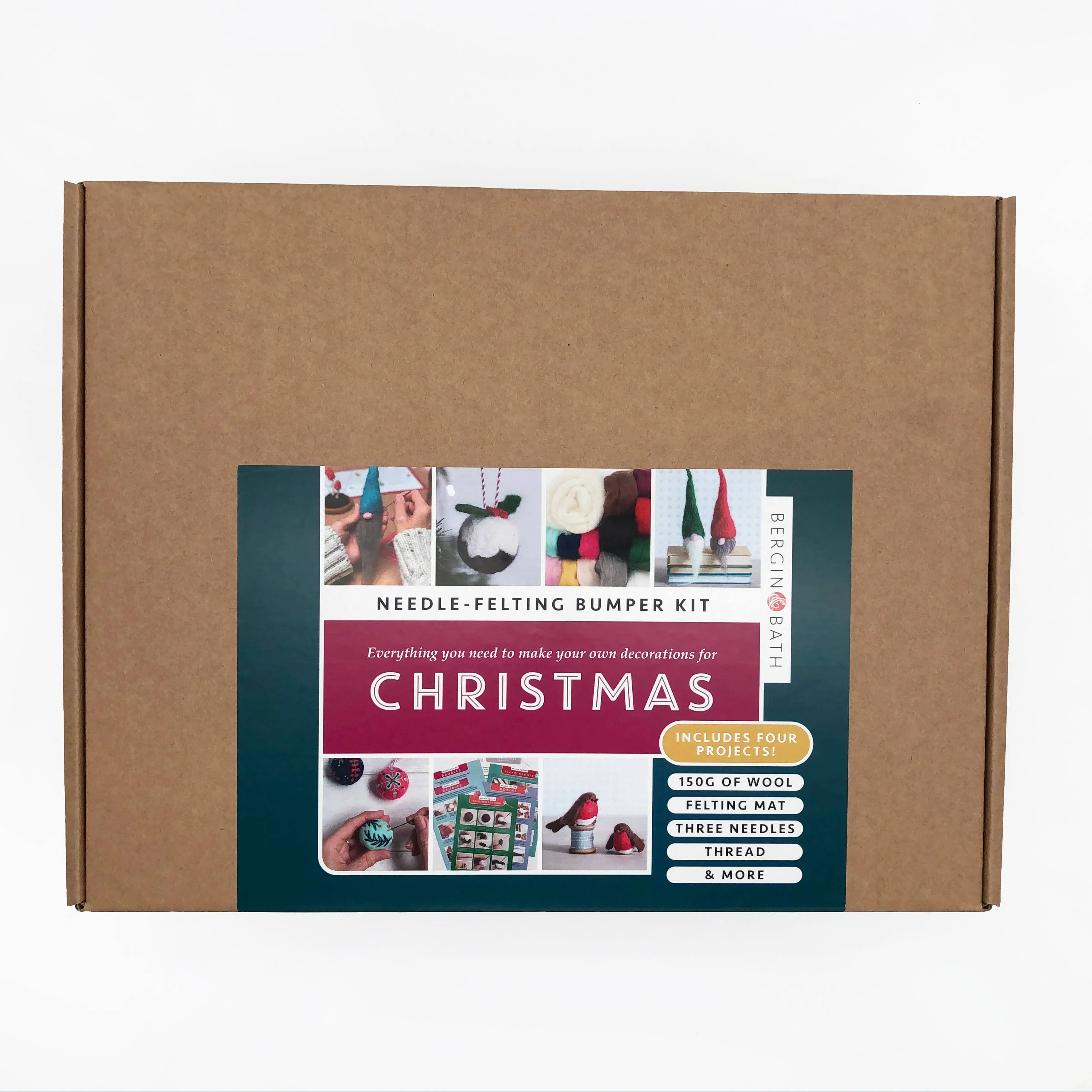 Kit de fieltro con aguja "Navidad" - Bergin & Bath - Image 9