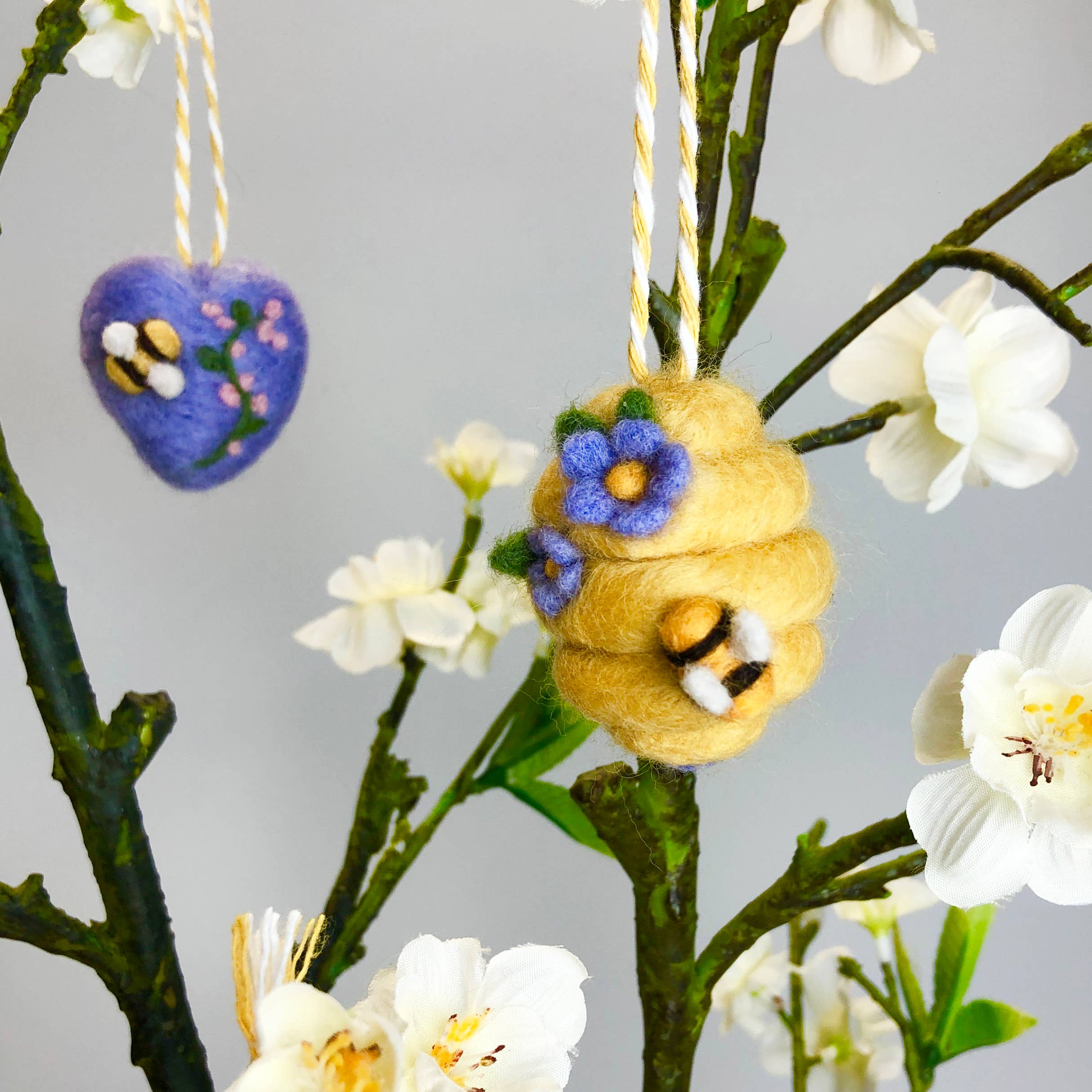 Kit de fieltro con aguja "Primavera" - Bergin & Bath - Image 12