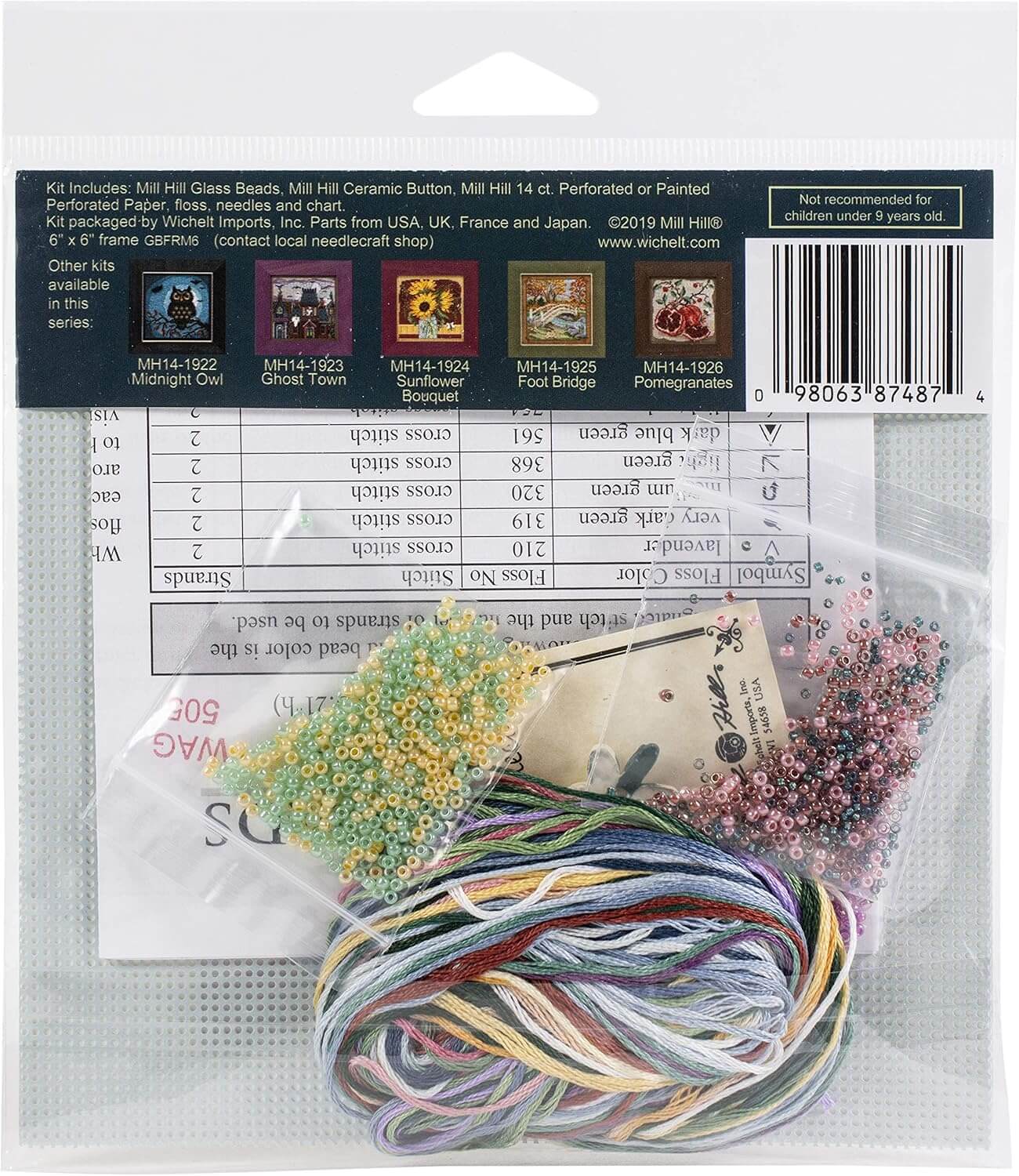 Kit de punto de cruz Fairy Garden de Mill Hill - Image 3
