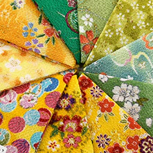 Pack de telas japonesas Nikkoshi Chirimen precortadas - Image 4