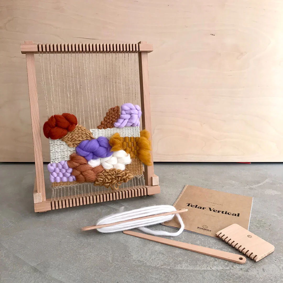 Telar Vertical de Madera Loom S - Hecho a Mano en España por Ikosaedro - Image 4